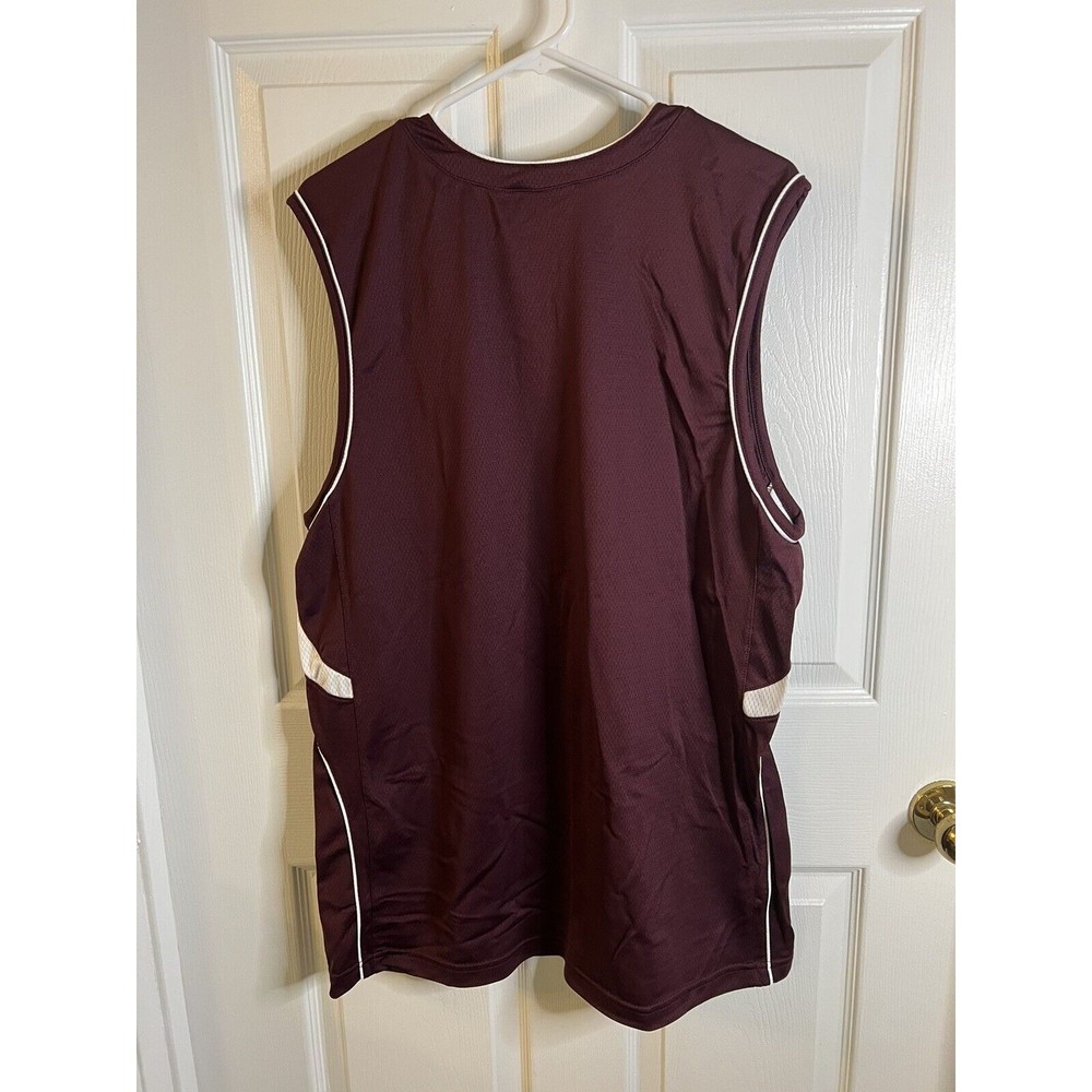 Men’s Champion Burgundy/white Sleeveless Top Size Large NWOT - Picture 5 of 5